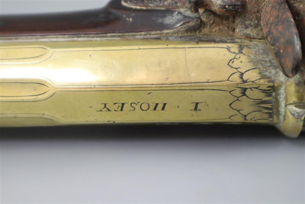 An English blunderbuss by John Hosey, London, c.1700,